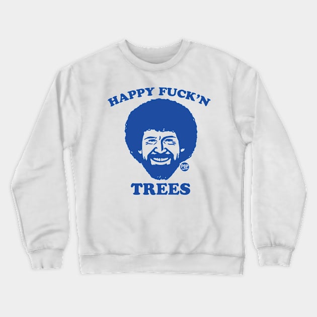 HAPPY Crewneck Sweatshirt by toddgoldmanart